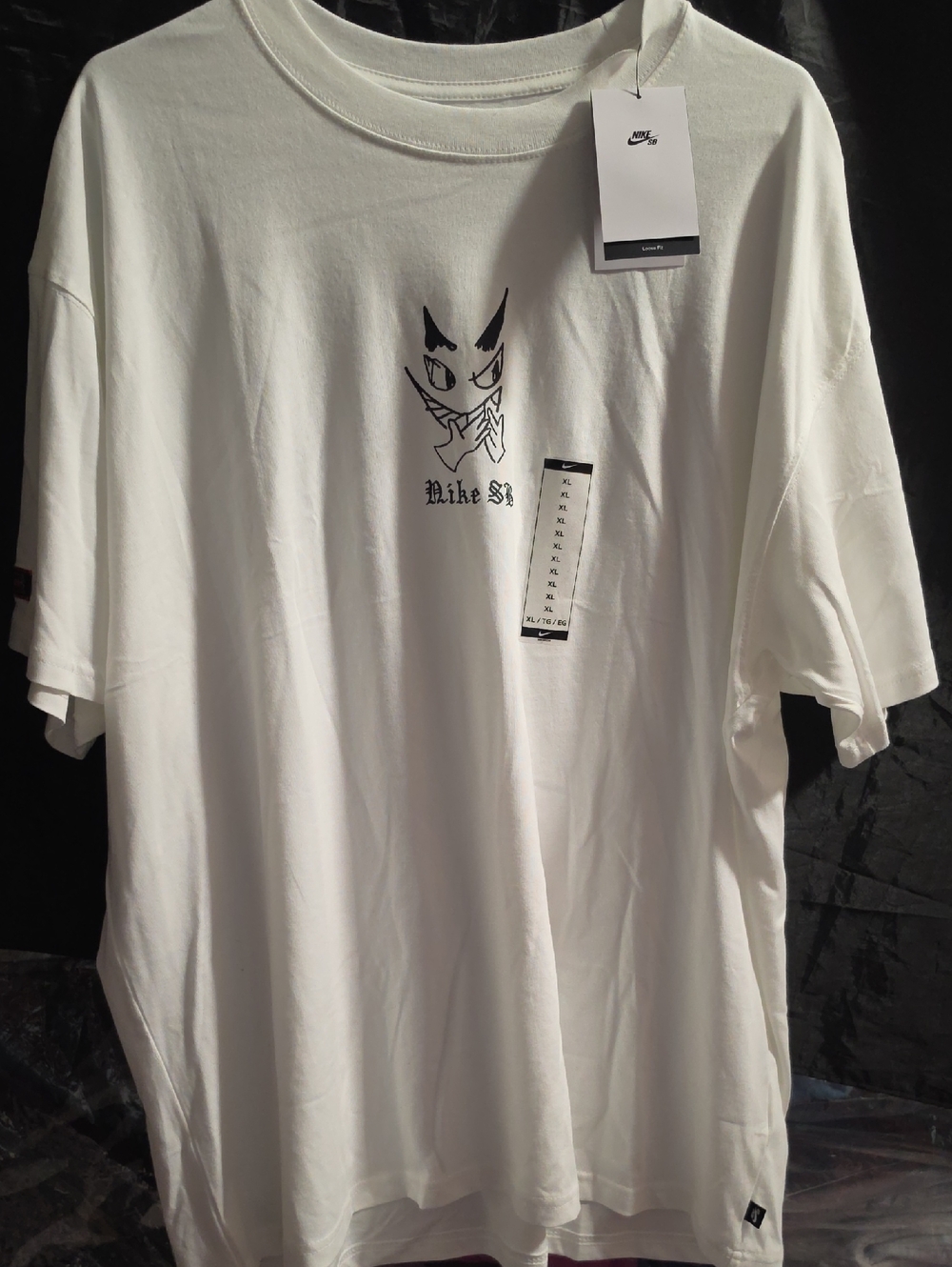 White Graphic Short-Sleeve Tee